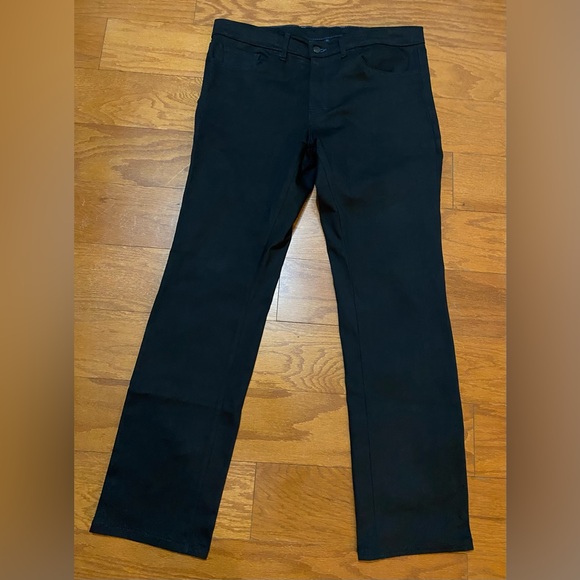 Blue Delta Jeans Denim  Made USA 36x31.5 Black w/ Blue Stitch RW34 Aqib Talib - Picture 1 of 8